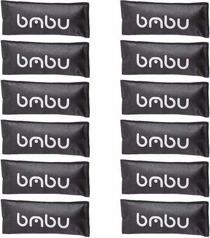 bmbu Charcoal Shoe Deodorizers - Activated Natural Bamboo Air Purifying Bag Insert for Sneakers Oder Eliminator Mini Bags -Absorber/Freshener for Gym Bag,Drawer,Closet,Car,Home, Cat Litter