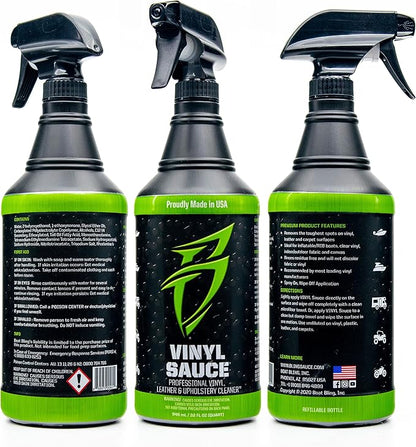 Boat Bling Vinyl Sauce Premium Vinyl and Leather Cleaner, for Boats, RVs, Powersport Vehicles and More