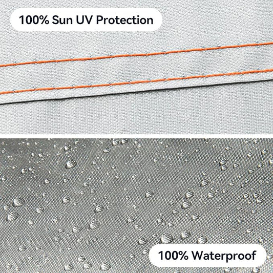 7-Layer SUV Car Cover Compatible with Toyota RAV4 2006-2024,Waterproof Full Car Cover for Automobiles All Weather UV Rain Snow Protection with Door Zipper