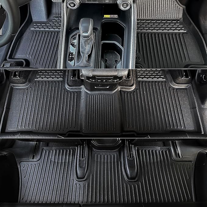 Floor Mats for Grand Highlander Accessories, Cargo Liner with Floor Mats 7 Seater for Toyota Grand Highlander Accessories 2024 2025
