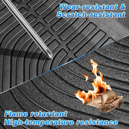Cartist Floor Mats Fit for Chevrolet Chevy Colorado (Crew Cab) & GMC Canyon 2023 2024 2025 2026, All Weather Floor Mats for Colorado Accessories Heavy Duty