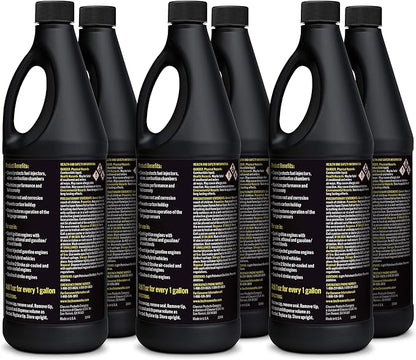 Chevron Techron Concentrate Plus Fuel System Cleaner, 32 oz, Pack of 6