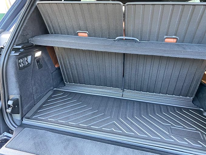 Premium Cargo Liner for BMW X7 2019-2025 - 100% Protection - Custom Fit Car Trunk Mat - Easy-to-Wash & All-Season Black Cargo Mat - 3D Shaped Laser Measured Trunk Liners for BMW X7 2019-2025