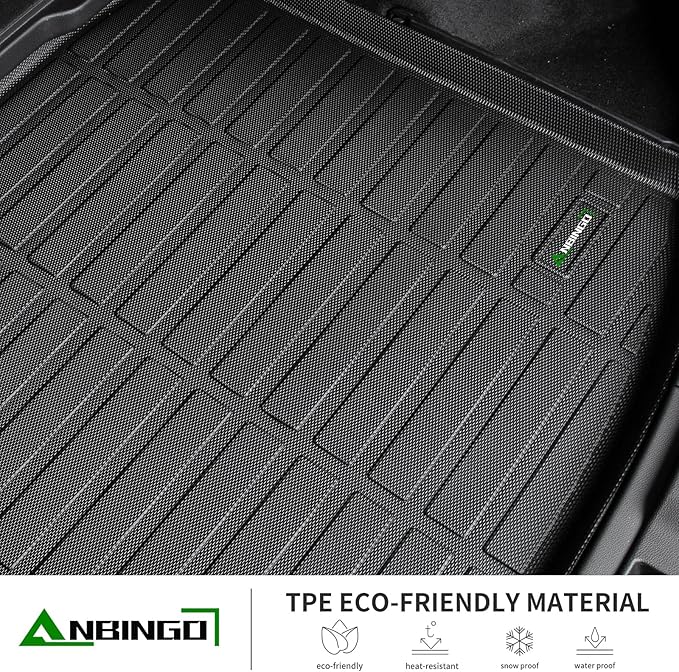 ANBINGO® Floor Mats & Cargo Liner Custom for Kia K4 LX | LXS | EX | GT-Line | GT-Line Turbo 2025 All Weather Car Mats TPE Floor Liners K4 Accessories