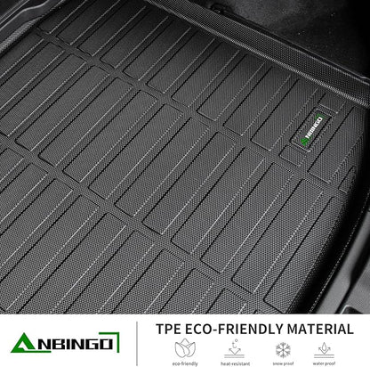 ANBINGO® Floor Mats & Cargo Liner Custom for Kia K4 LX | LXS | EX | GT-Line | GT-Line Turbo 2025 All Weather Car Mats TPE Floor Liners K4 Accessories