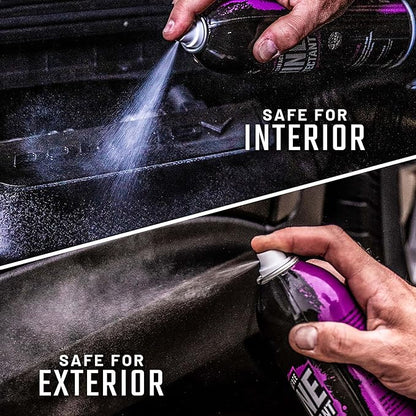 Slick Products Multi-Surface Shine & Protectant Spray – High Gloss Silicone-Based Aerosol for Interior & Exterior Plastic Vinyl Rubber – UV Protection, No Drip Formula, Smells Great, 17.35 fl oz