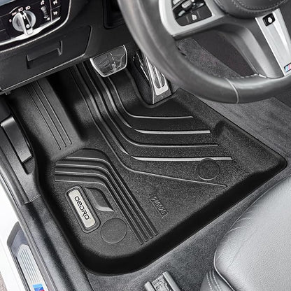 OEDRO Floor Mats & Cargo Mat Fit for 2025 Toyota Camry (Include Hybrid/LE/SE/XLE/XSE), TPE All Weather Custom Fit 2025 Camry Floor Liners 1st & 2nd Row Car Mats Accessories, Black