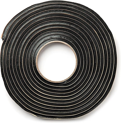 Second Skin Butyl Sealant Tape – Butyl Rubber Sealant, Multi-Purpose Butyl Rope, and Putty Tape for Automotive (Car, RV, Marine) – 1/4” x 1/2" x 20’ – Made in The USA