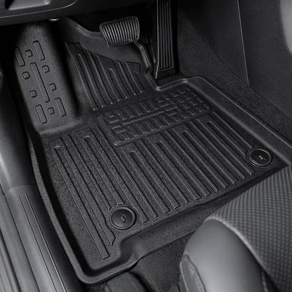 Floor Mats for 2024 2025 2026 Hyundai Santa Fe 6-Seat/7-Seat (Fit Hybrid and Fuel), All Weather TPE Floor Mat and 2-in-1 Cargo Mat with Backrest Mat for Santa Fe Accessories