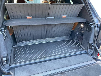 Premium Cargo Liner for BMW X7 2019-2025 - 100% Protection - Custom Fit Car Trunk Mat - Easy-to-Wash & All-Season Black Cargo Mat - 3D Shaped Laser Measured Trunk Liners for BMW X7 2019-2025