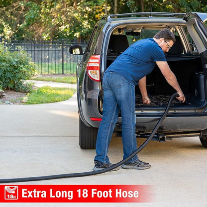 Shop-Vac 5 Gallon 5.5 Peak HP Wet/Dry Vacuum, Wall Mountable Compact Shop Vacuum with 6-23' Extra Long Hose & Attachments, Ideal for Jobsite, Garage, Car & Workshop. 9522236